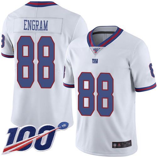 Men New York Giants #88 Evan Engram Limited White Rush Vapor Untouchable 100th Season Football NFL Jersey->new york giants->NFL Jersey
